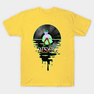 Vinyl LP record disco soul train T-Shirt